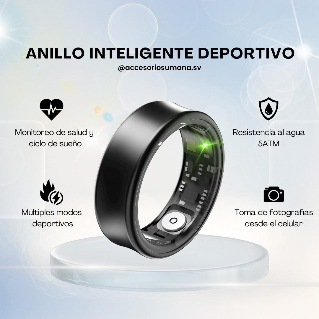 ANILLO INTELIGENTE DEPORTIVO 5ATM