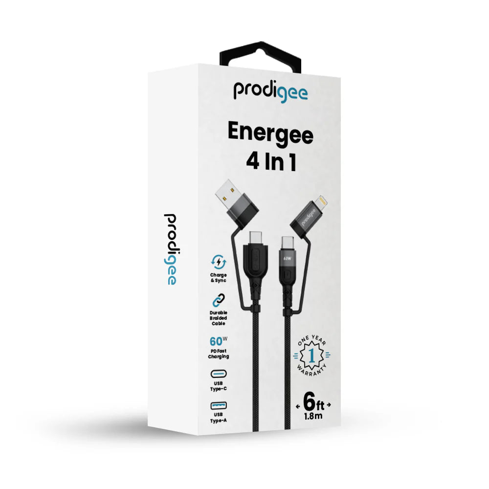 CABLE MULTIUSOS PRODIGEE ENERGEE 4 EN 1 DE 60W