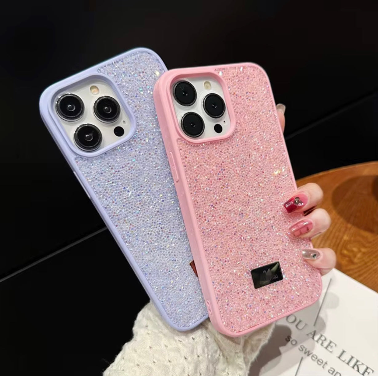 DIAMANTES SWAROVSKI CASE PARA IPHONE