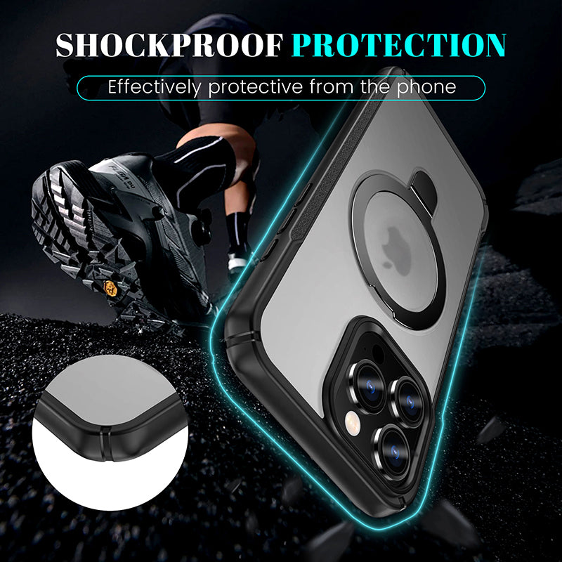MAGNÉTICO LEXURY CASE CON SOPORTE PARA IPHONE