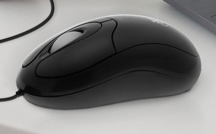 MOUSE XTECH CON CABLE RETRÁCTIL
