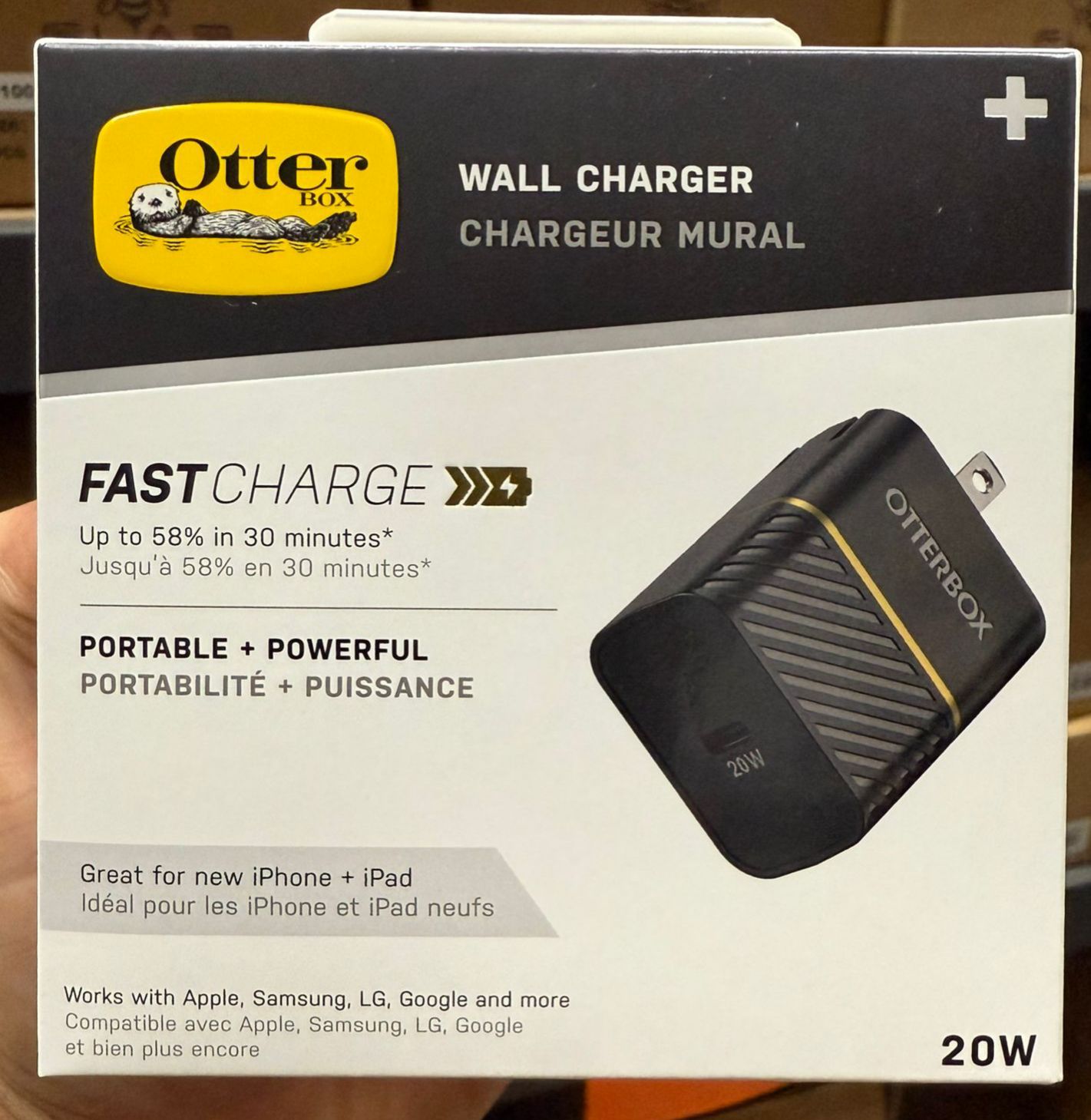 CUBO OTTERBOX TIPO C DE 20W