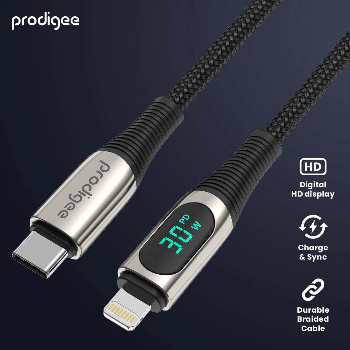 CABLE PRODIGEE ENERGEE DIGITAL C A LIGHTNING 30W