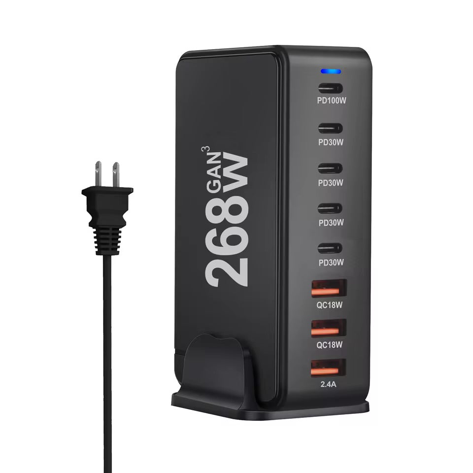 CARGADOR DE ESCRITORIO GAN 268W