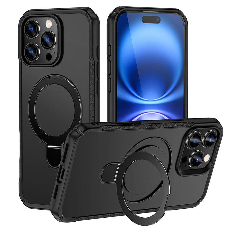 MAGNÉTICO LEXURY CASE CON SOPORTE PARA IPHONE