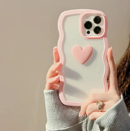 LOVE HEART CASE PARA IPHONE