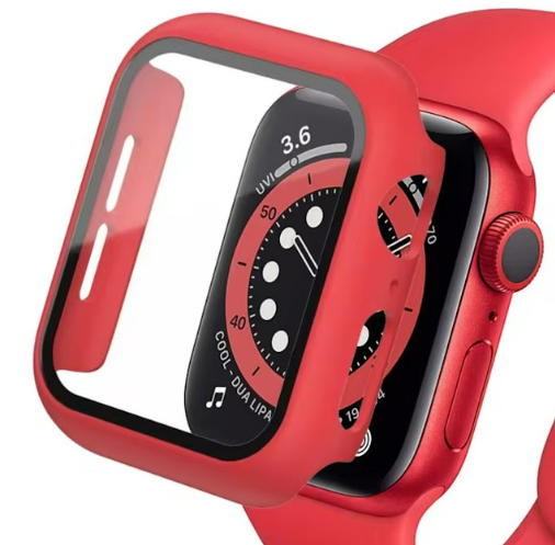 COVER CON VIDRIO PARA APPLE WATCH