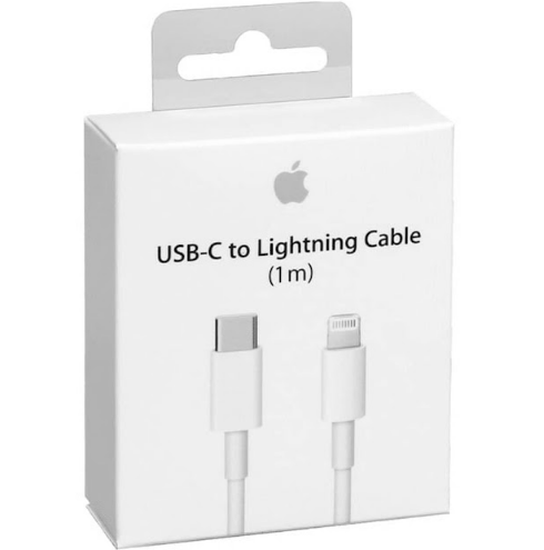 CABLE CERTIFICADO USB-C A LIGHTNING PARA IPHONE