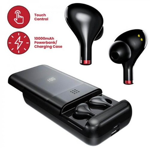 AUDIFONOS BLUETOOTH Y POWER BANK PIVOI 10000 mAh