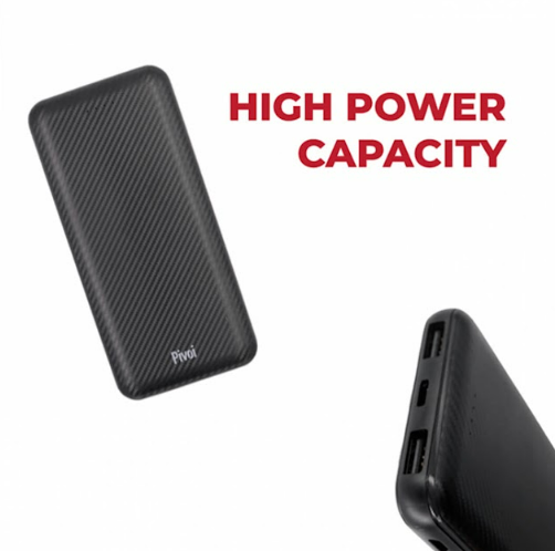 POWER BANK PIVOI 10000 mAh / DUAL USB