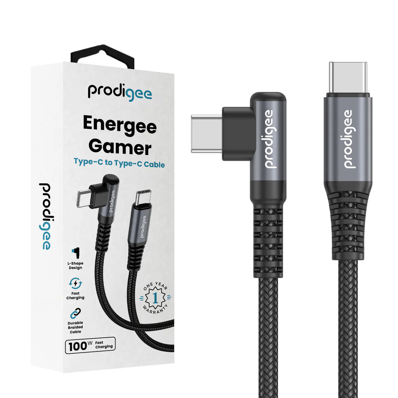 CABLE PRODIGEE ENERGEE GAMER 100W DE C A C DE 2 METROS