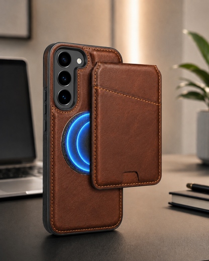 LUXOR MAGNÉTICO CASE CON WALLET REMOVIBLE PARA SAMSUNG