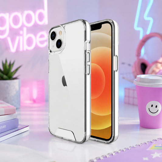 SPACE CASE TRANSPARENTE PARA IPHONE