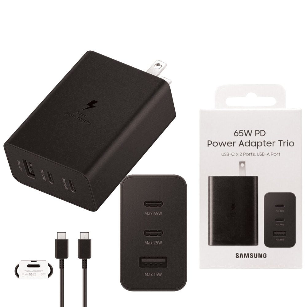 CARGADOR CERTIFICADO SÚPER CARGA RÁPIDA 65W