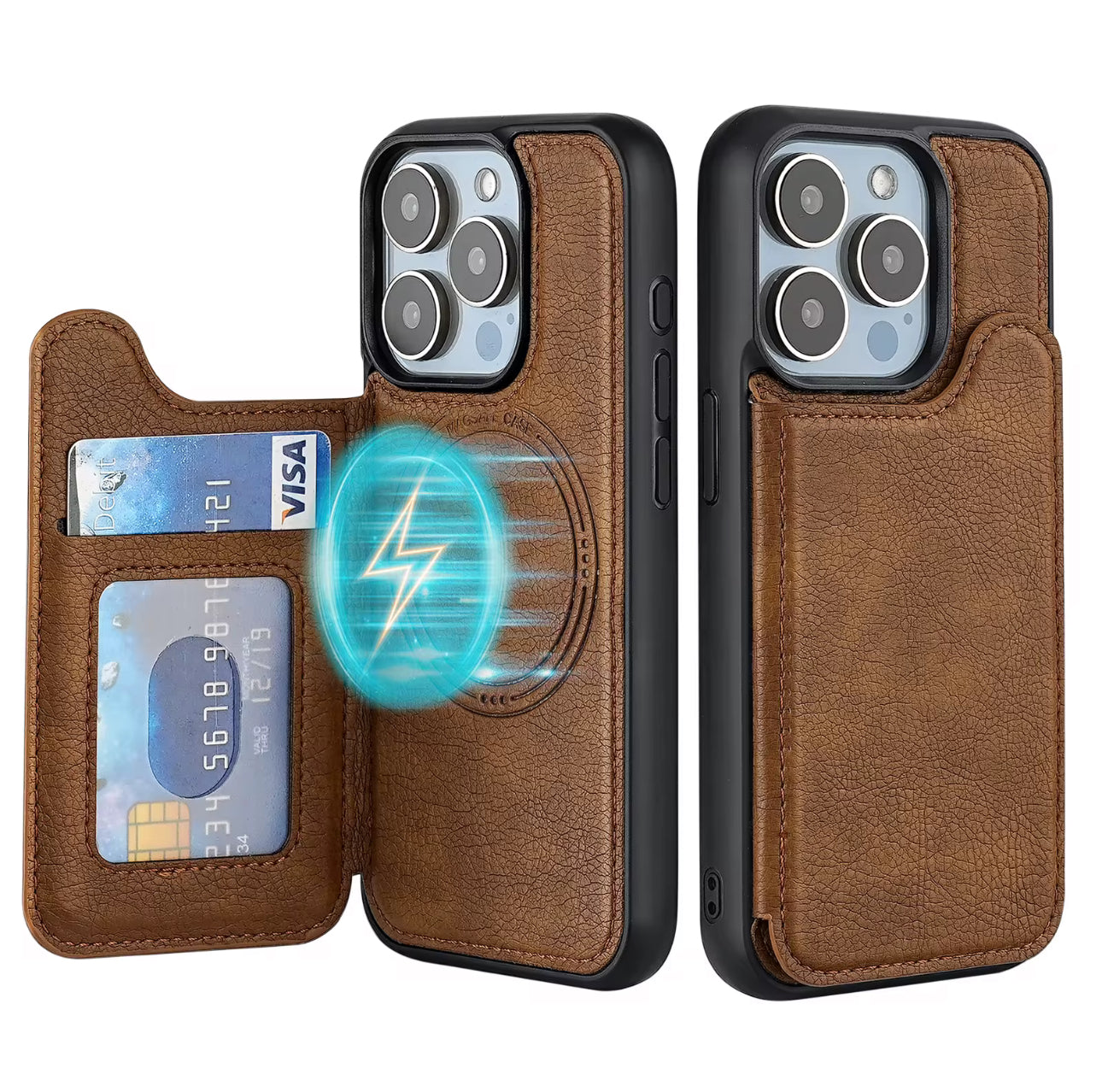 CUERO MAGNÉTICO CASE PARA IPHONE