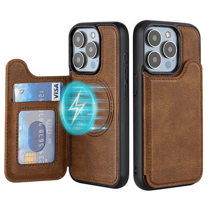 CUERO MAGNÉTICO CASE PARA IPHONE