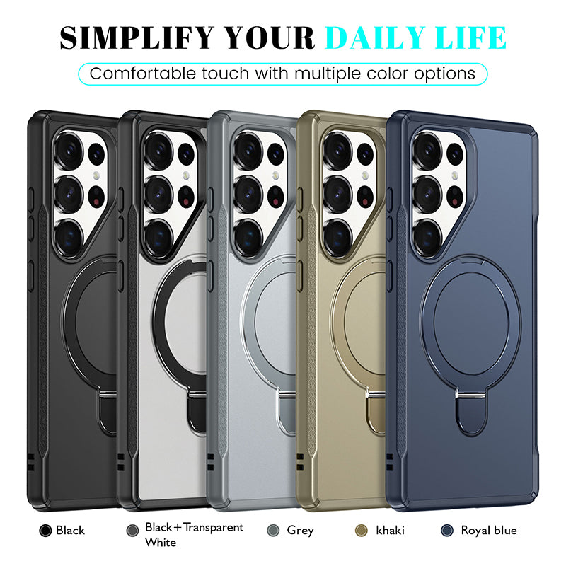 MAGNÉTICO LEXURY CASE CON SOPORTE PARA SAMSUNG
