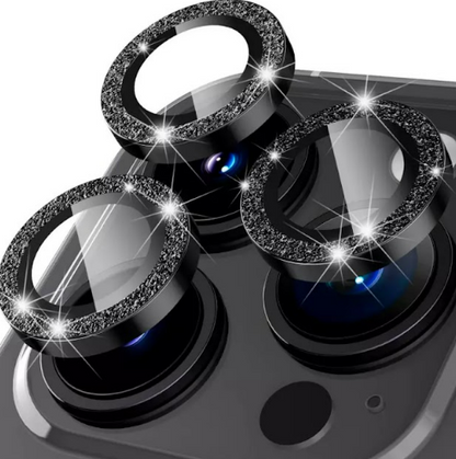 LENTE PROTECTOR DE CAMARA CON BRILLO PARA IPHONE