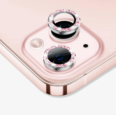 LENTE PROTECTOR DE CAMARA CON BRILLO PARA IPHONE