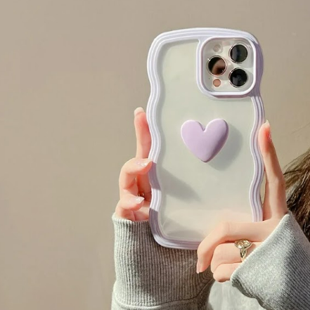 LOVE HEART CASE PARA IPHONE