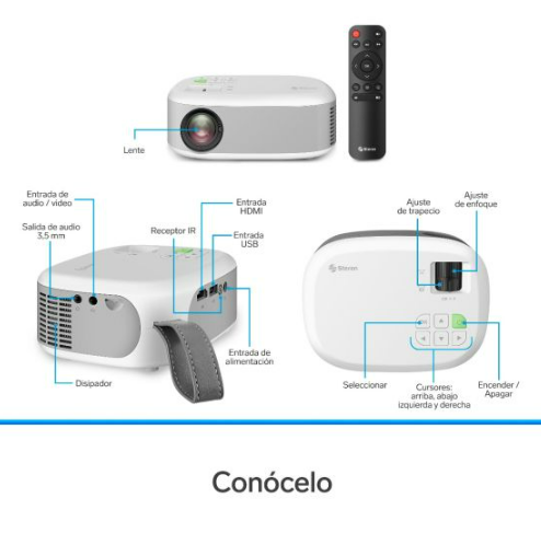 STEREN MINI PROYECTOR MULTIMEDIA PRO-230