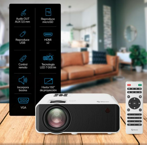 STEREN PROYECTOR MULTIMEDIA HD PRO-300