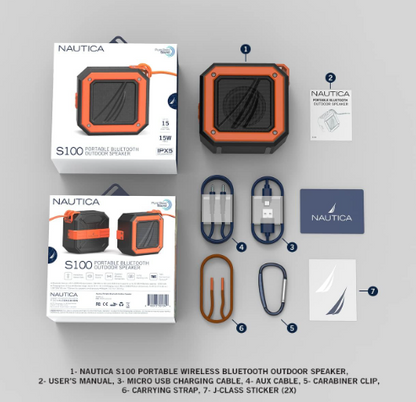 BOCINA PORTÁTIL NAUTICA S100