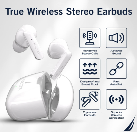 AUDÍFONOS INALÁMBRICOS NAUTICA T200 PLUS