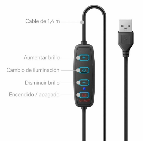 LAMPARA STEREN PARA CELULAR CON SOPORTE
