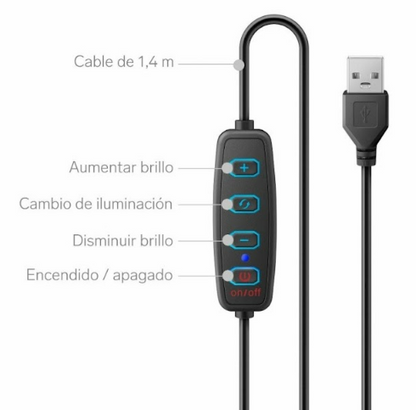 LAMPARA STEREN PARA CELULAR CON SOPORTE