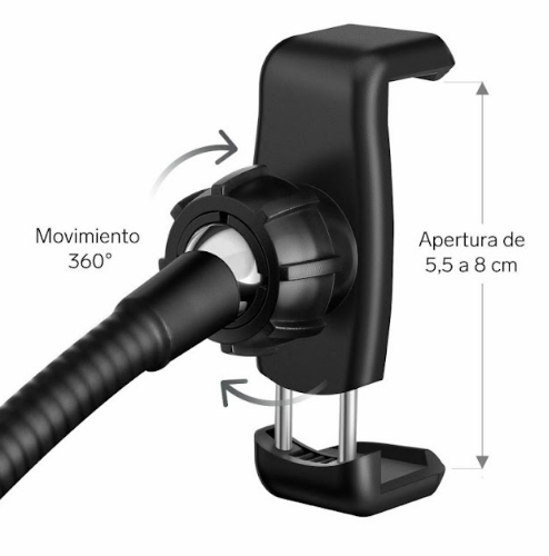 LAMPARA STEREN PARA CELULAR CON SOPORTE