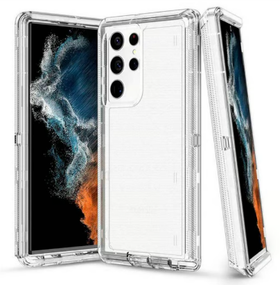 CLEAR TRIPLE FORCE CASE PARA SAMSUNG