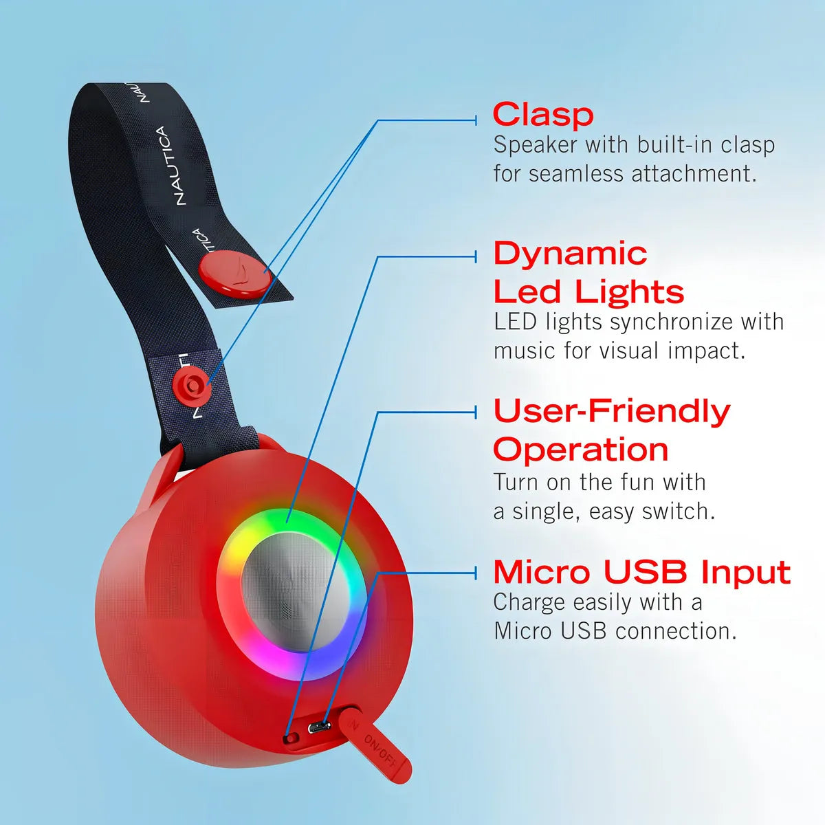 BOCINA PORTÁTIL NAUTICA S20