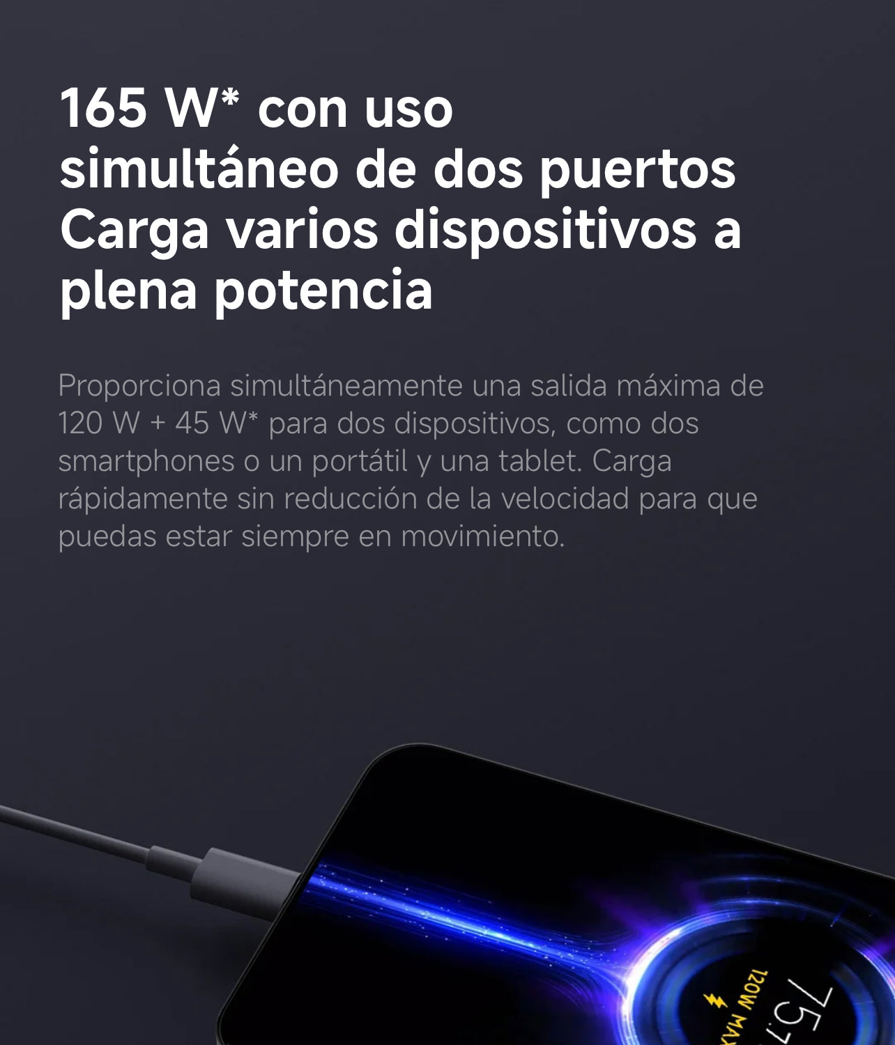 POWER BANK XIAOMI 165W 10000mAh