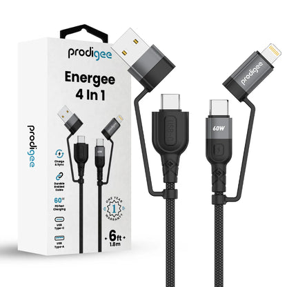 CABLE MULTIUSOS PRODIGEE ENERGEE 4 EN 1 DE 60W