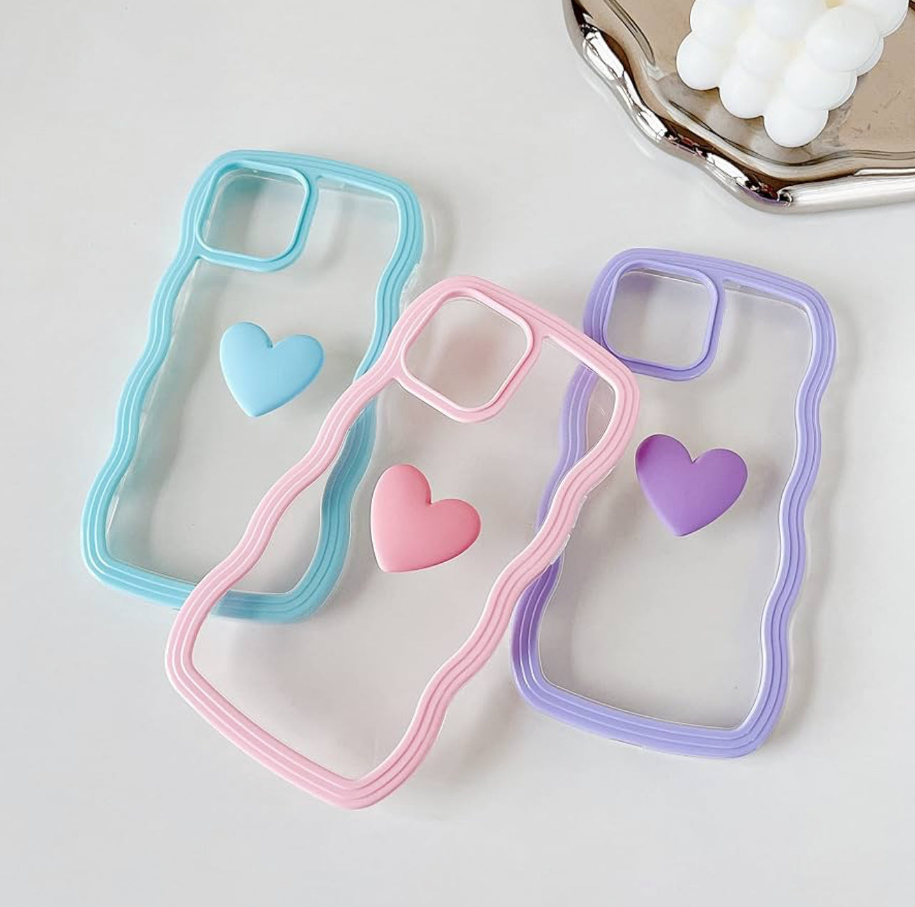 LOVE HEART CASE PARA IPHONE